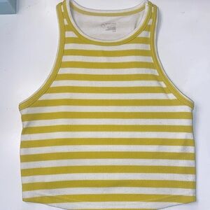 Offline by arie tank top has, light built in support with white and green strips